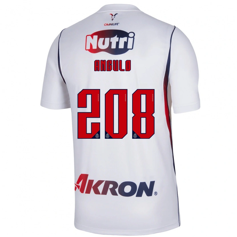 Danxen Kinder Ismael Angulo #208 Rot Weiß Marineblau Auswärtstrikot Trikot 2026/27 T-Shirt
