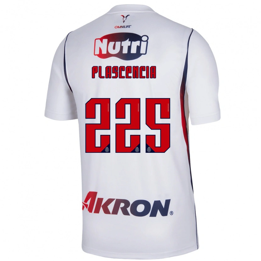 Danxen Kinder Osvaldo Plascencia #225 Rot Weiß Marineblau Auswärtstrikot Trikot 2026/27 T-Shirt