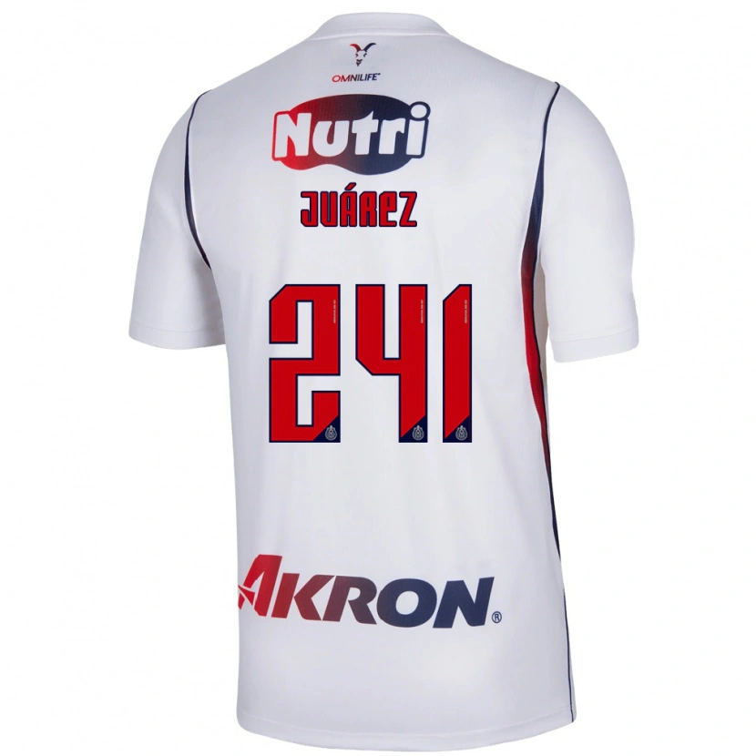 Danxen Kinder Hugo Juárez #241 Rot Weiß Marineblau Auswärtstrikot Trikot 2026/27 T-Shirt