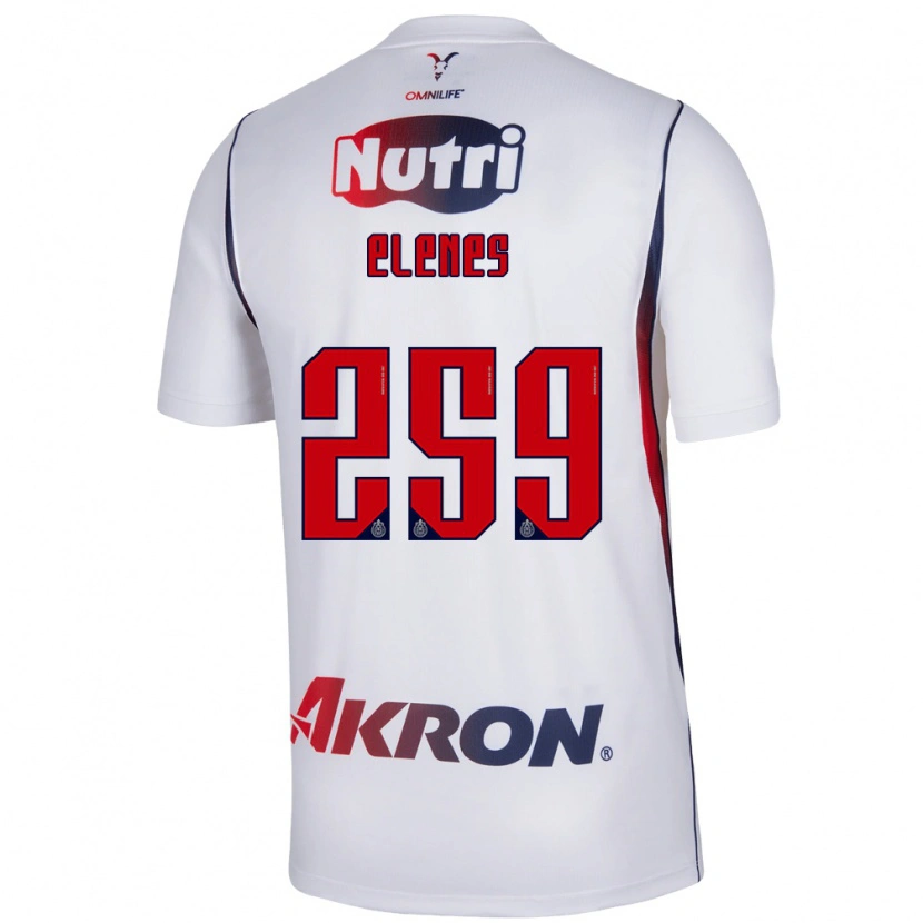 Danxen Kinder José Elenes #259 Rot Weiß Marineblau Auswärtstrikot Trikot 2026/27 T-Shirt