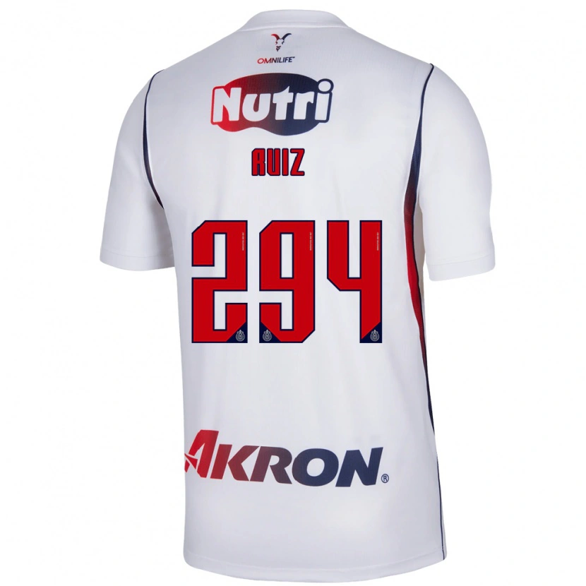 Danxen Kinder Dilan Ruiz #294 Rot Weiß Marineblau Auswärtstrikot Trikot 2026/27 T-Shirt