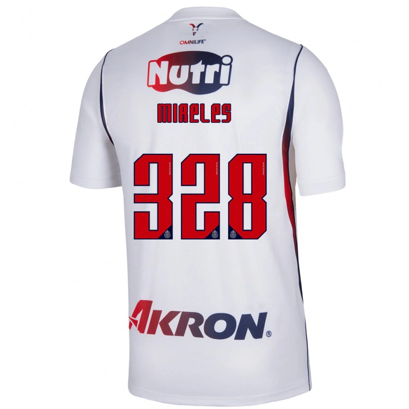 Danxen Kinder Ricardo Mireles #328 Rot Weiß Marineblau Auswärtstrikot Trikot 2026/27 T-Shirt