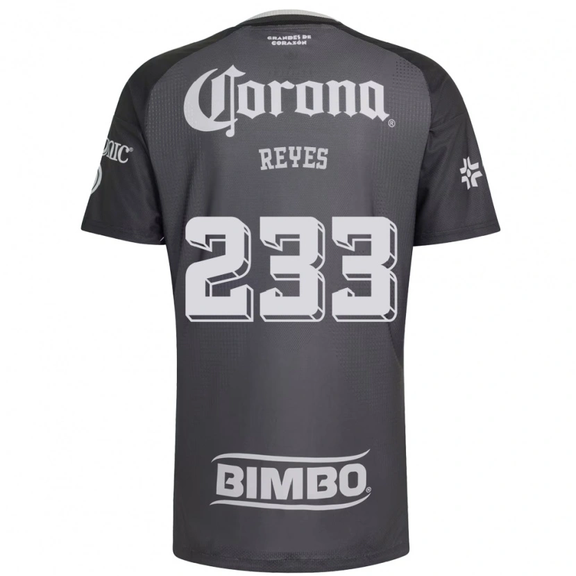 Danxen Kinder Andrés Reyes #233 Grau Weiß Schwarz Auswärtstrikot Trikot 2026/27 T-Shirt