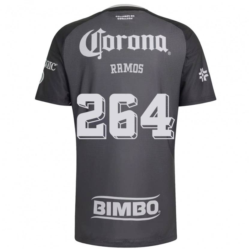 Danxen Kinder Bryan Ramos #264 Grau Weiß Schwarz Auswärtstrikot Trikot 2026/27 T-Shirt