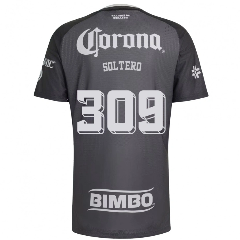 Danxen Kinder Sinuhe Soltero #309 Grau Weiß Schwarz Auswärtstrikot Trikot 2026/27 T-Shirt