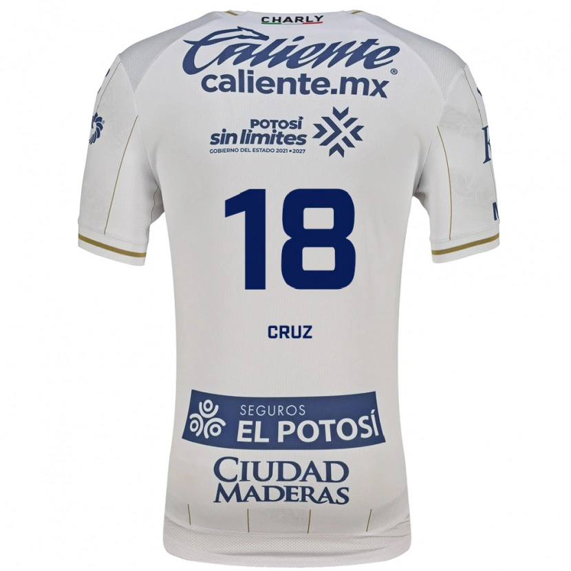 Danxen Kinder Aldo Cruz #18 Weiß Blau Auswärtstrikot Trikot 2026/27 T-Shirt