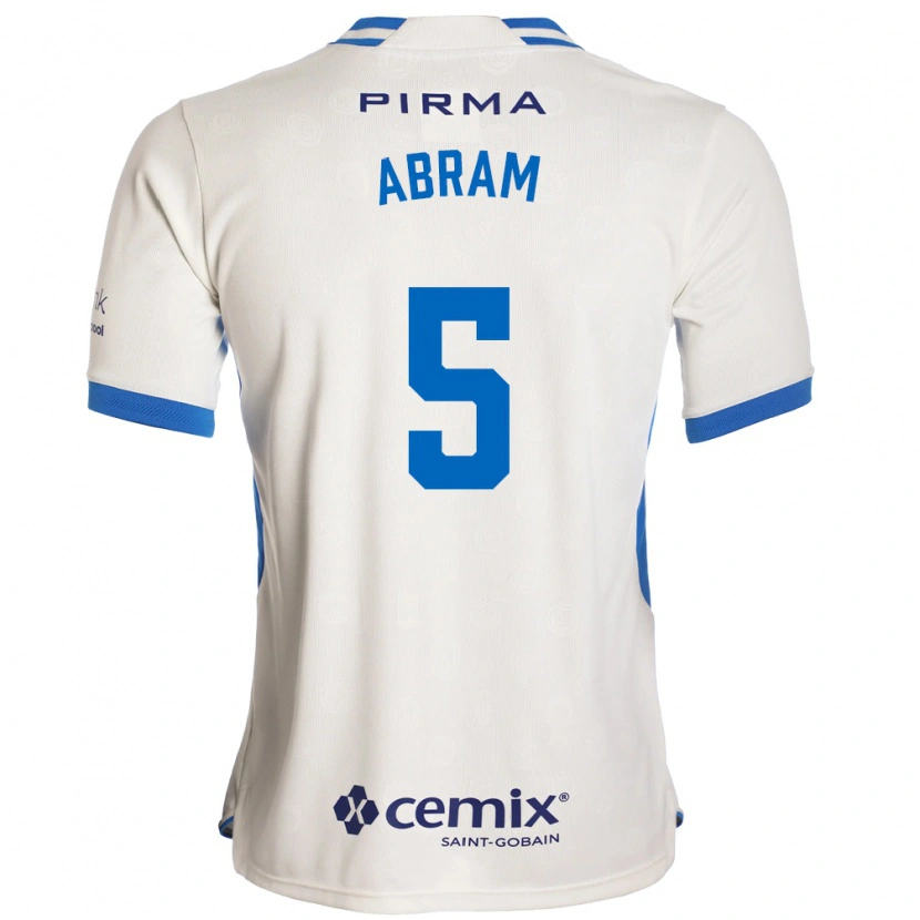 Danxen Kinder Luis Abram #5 Weiß Blau Rot Auswärtstrikot Trikot 2026/27 T-Shirt