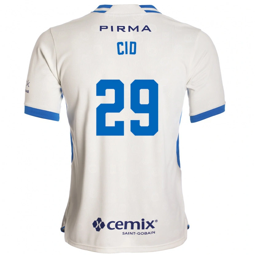 Danxen Kinder Claudia Cid #29 Weiß Blau Rot Auswärtstrikot Trikot 2026/27 T-Shirt