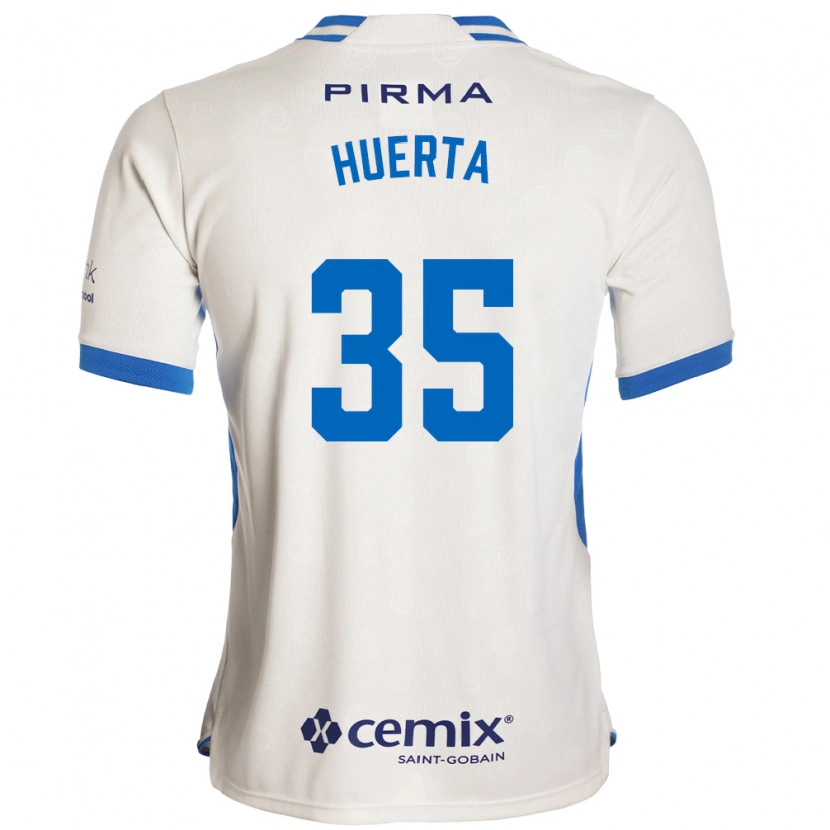 Danxen Kinder Renata Huerta #35 Weiß Blau Rot Auswärtstrikot Trikot 2026/27 T-Shirt