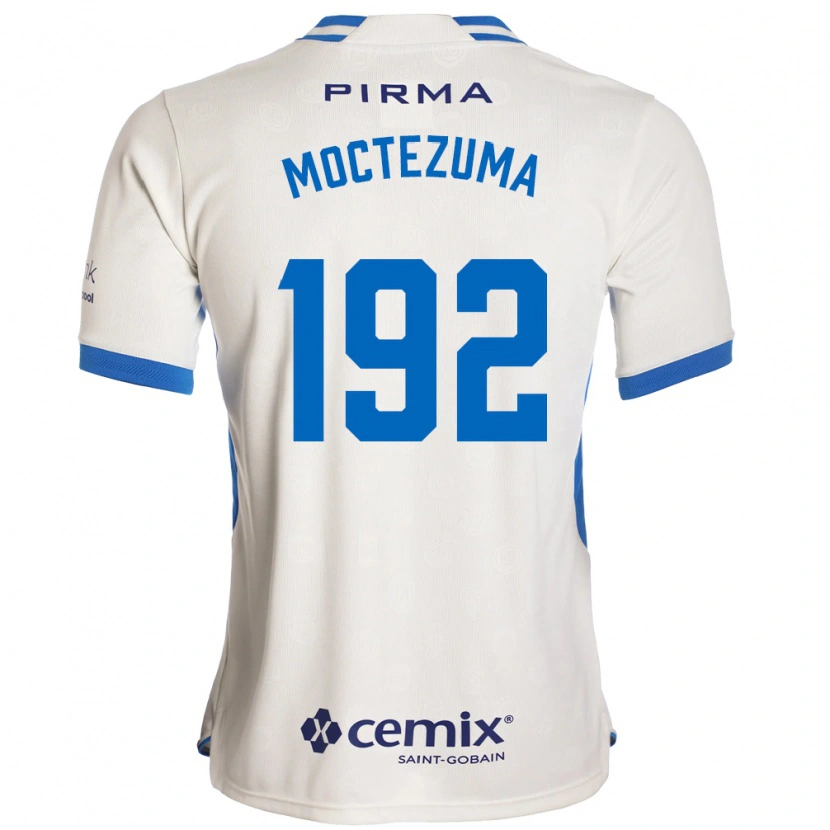 Danxen Kinder Brayan Moctezuma #192 Weiß Blau Rot Auswärtstrikot Trikot 2026/27 T-Shirt