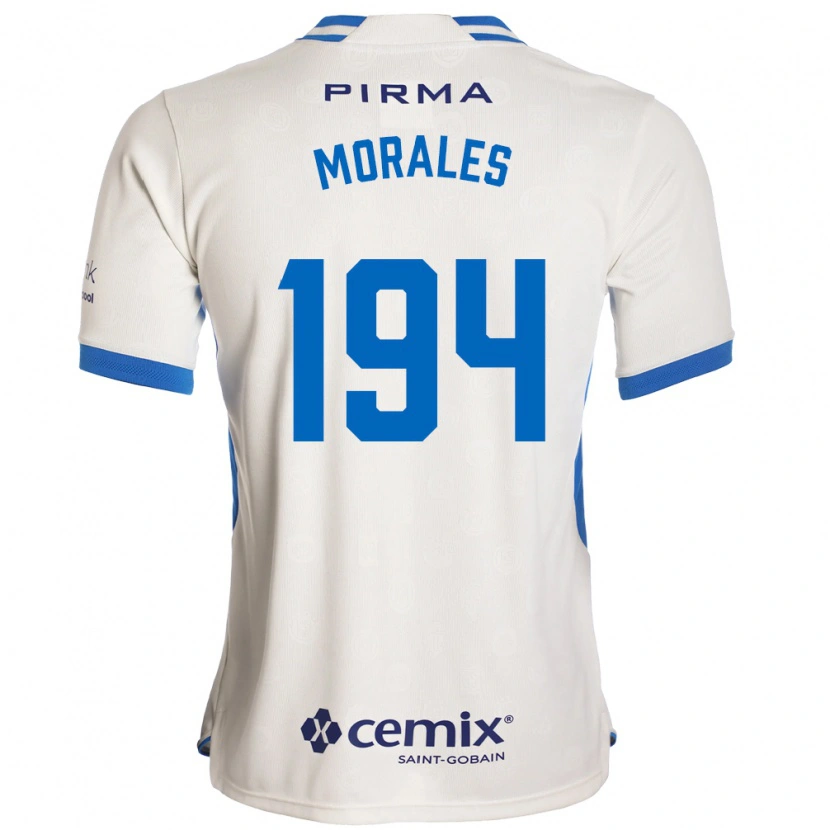 Danxen Kinder Amaury Morales #194 Weiß Blau Rot Auswärtstrikot Trikot 2026/27 T-Shirt