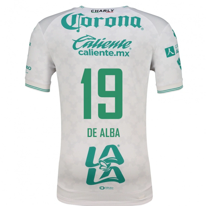 Danxen Kinder Luisa De Alba #19 Hellgrün Weiß Auswärtstrikot Trikot 2026/27 T-Shirt