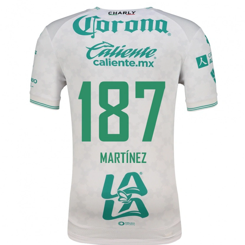 Danxen Kinder Thiago Martínez #187 Hellgrün Weiß Auswärtstrikot Trikot 2026/27 T-Shirt