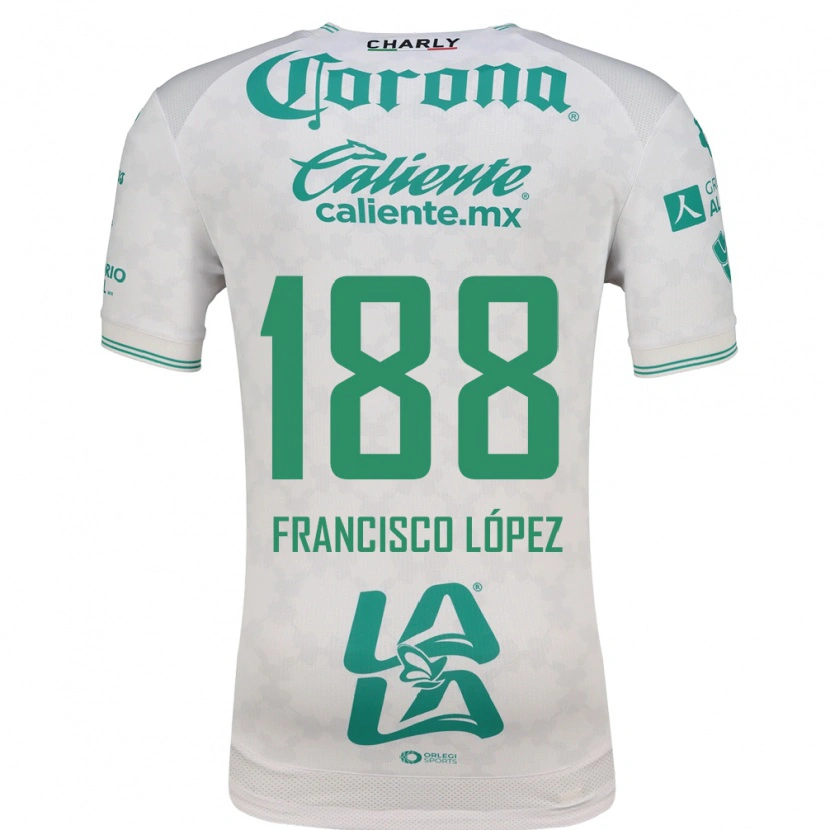 Danxen Kinder Magnus Francisco López #188 Hellgrün Weiß Auswärtstrikot Trikot 2026/27 T-Shirt