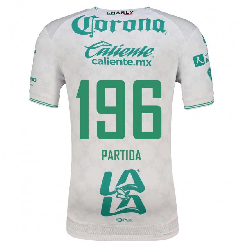 Danxen Kinder Alejandro Partida #196 Hellgrün Weiß Auswärtstrikot Trikot 2026/27 T-Shirt
