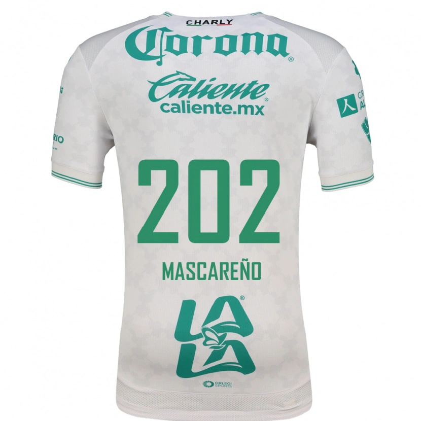 Danxen Kinder Luis Mascareño #202 Hellgrün Weiß Auswärtstrikot Trikot 2026/27 T-Shirt