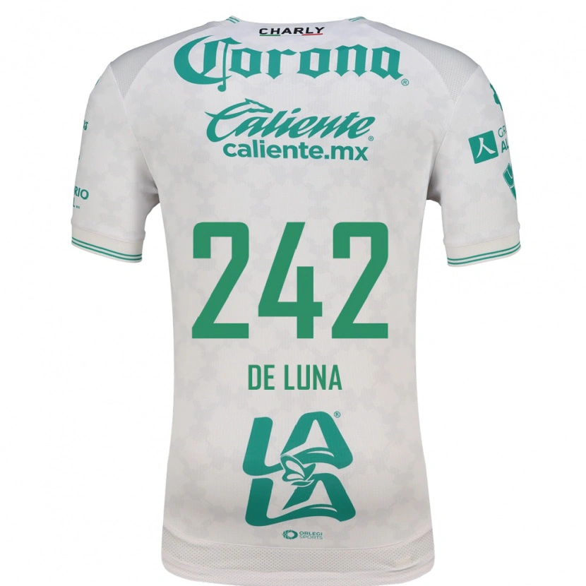Danxen Kinder Eduardo De Luna #242 Hellgrün Weiß Auswärtstrikot Trikot 2026/27 T-Shirt