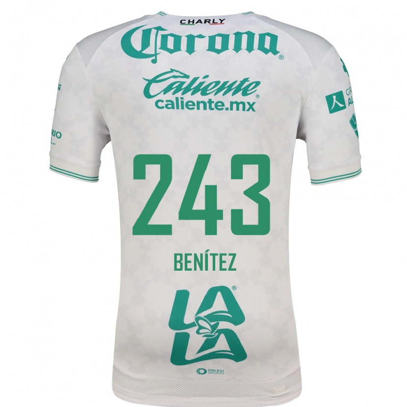 Danxen Kinder Gianluca Benítez #243 Hellgrün Weiß Auswärtstrikot Trikot 2026/27 T-Shirt
