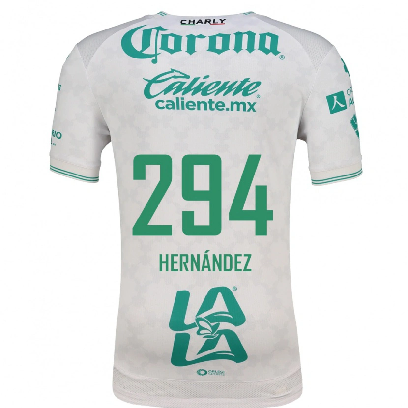Danxen Kinder Matías Hernández #294 Hellgrün Weiß Auswärtstrikot Trikot 2026/27 T-Shirt