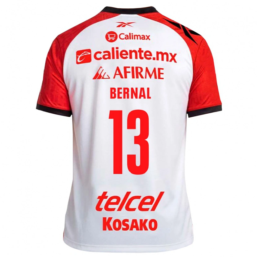 Danxen Kinder Mayra Pelayo Bernal #13 Weiß Schwarz Rot Auswärtstrikot Trikot 2026/27 T-Shirt
