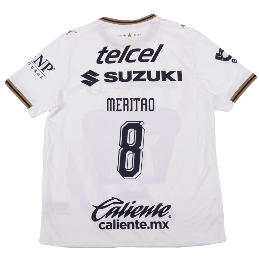 Danxen Kinder Higor Meritao #8 Weiß Schwarz Braun Auswärtstrikot Trikot 2026/27 T-Shirt