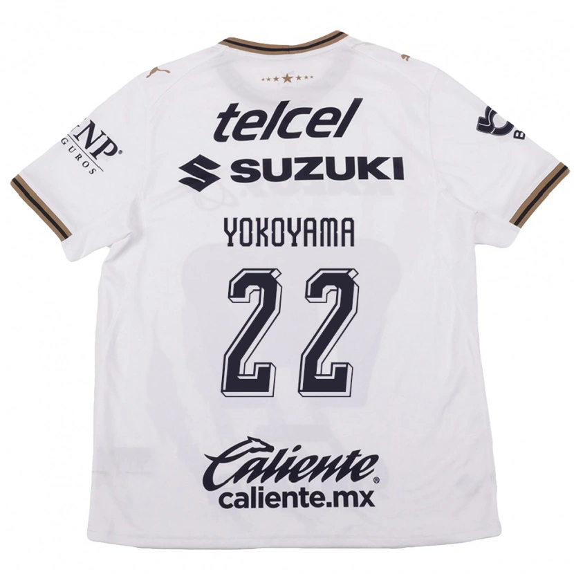 Danxen Kinder Akemi Yokoyama #22 Weiß Schwarz Braun Auswärtstrikot Trikot 2026/27 T-Shirt
