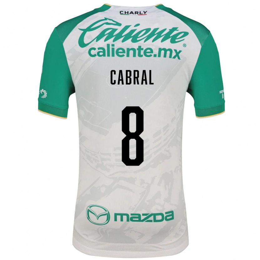 Danxen Kinder Luciano Cabral #8 Hellgrün Weiß Auswärtstrikot Trikot 2026/27 T-Shirt