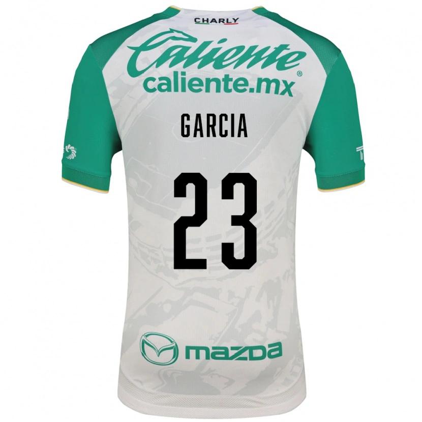 Danxen Kinder Óscar García #23 Hellgrün Weiß Auswärtstrikot Trikot 2026/27 T-Shirt