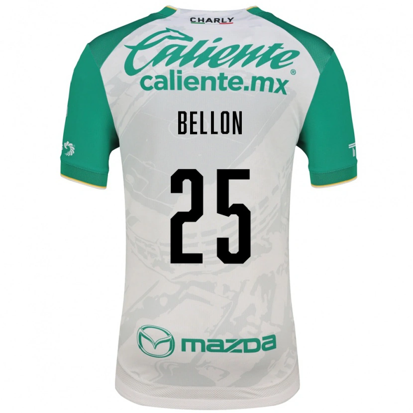 Danxen Kinder Paul Bellón #25 Hellgrün Weiß Auswärtstrikot Trikot 2026/27 T-Shirt