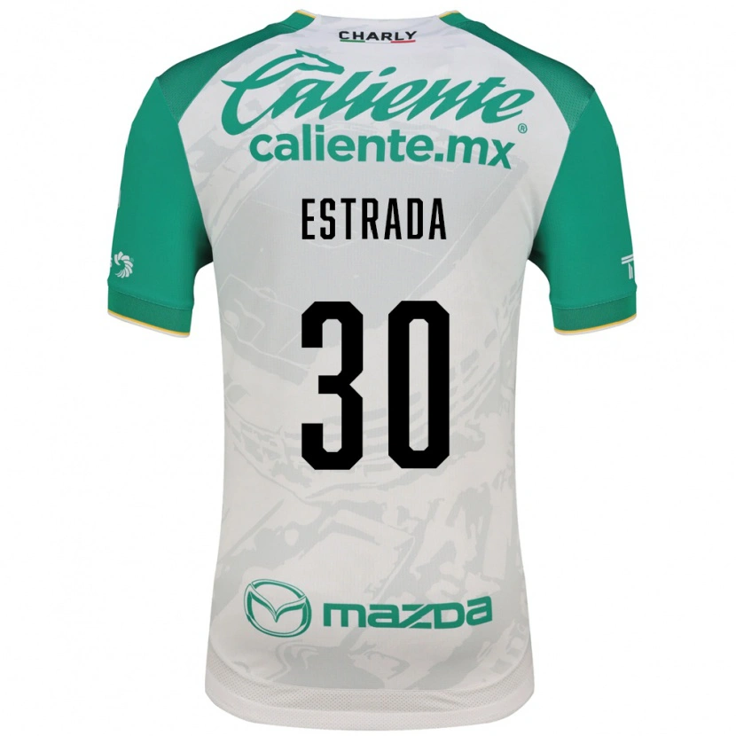 Danxen Kinder Ángel Estrada #30 Hellgrün Weiß Auswärtstrikot Trikot 2026/27 T-Shirt