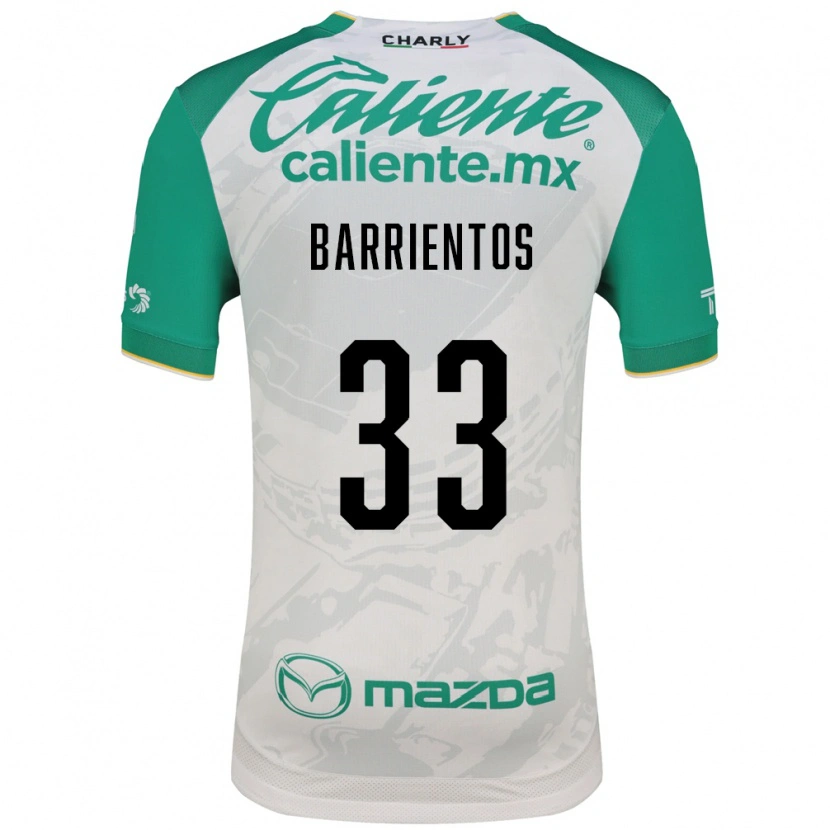 Danxen Kinder Yashira Barrientos #33 Hellgrün Weiß Auswärtstrikot Trikot 2026/27 T-Shirt