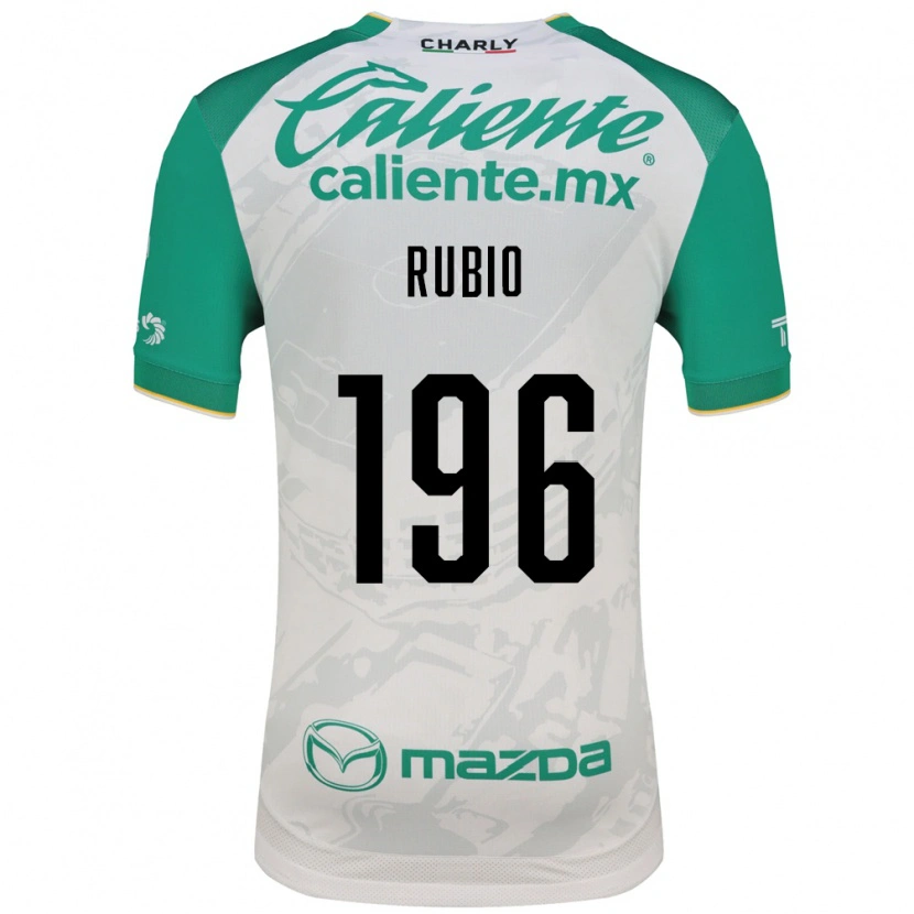Danxen Kinder Jorge Rubio #196 Hellgrün Weiß Auswärtstrikot Trikot 2026/27 T-Shirt