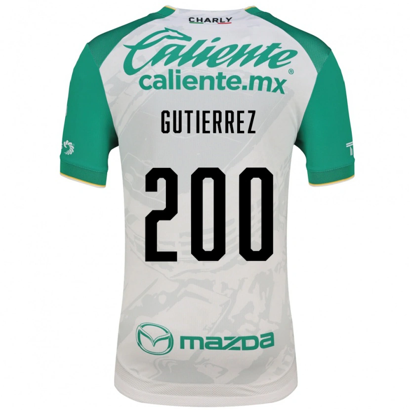 Danxen Kinder Alan Gutiérrez #200 Hellgrün Weiß Auswärtstrikot Trikot 2026/27 T-Shirt