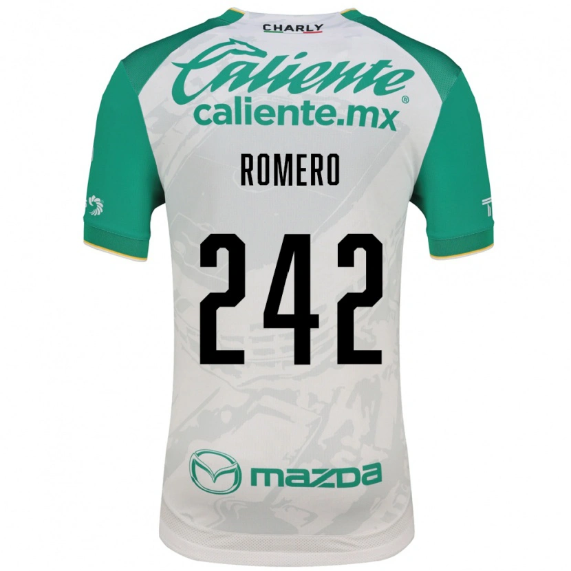 Danxen Kinder Alan Romero #242 Hellgrün Weiß Auswärtstrikot Trikot 2026/27 T-Shirt