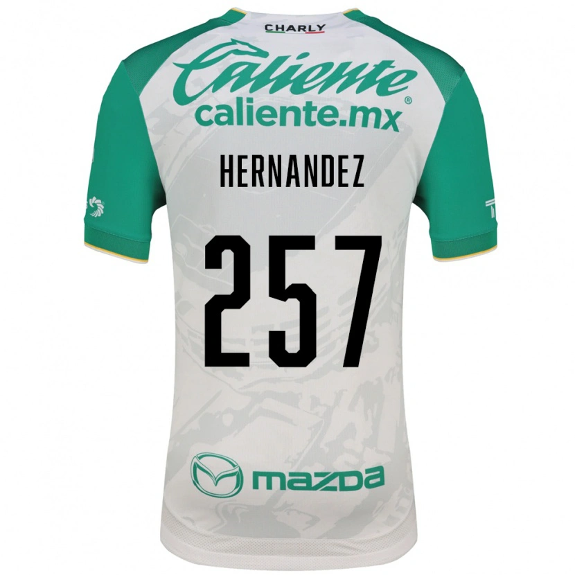 Danxen Kinder Karín Hernández #257 Hellgrün Weiß Auswärtstrikot Trikot 2026/27 T-Shirt
