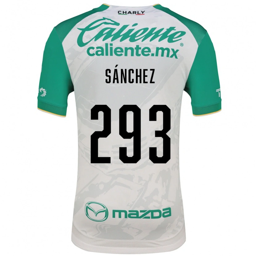 Danxen Kinder Christian Sánchez #293 Hellgrün Weiß Auswärtstrikot Trikot 2026/27 T-Shirt