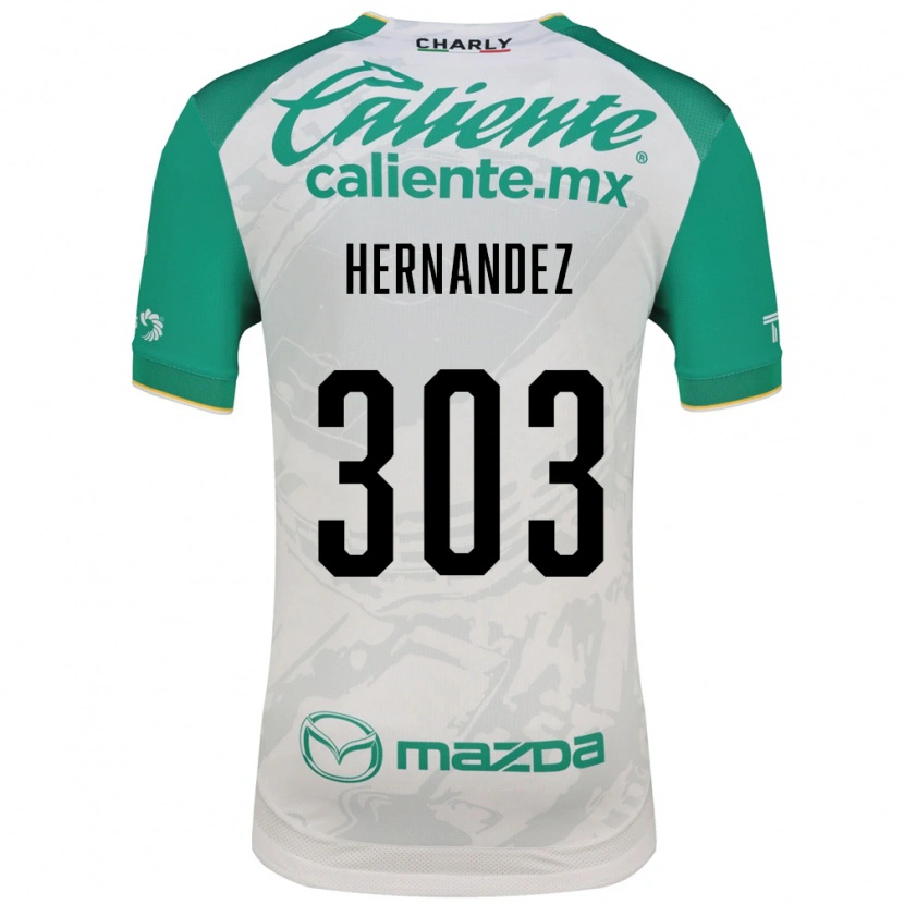Danxen Kinder Alan Hernández #303 Hellgrün Weiß Auswärtstrikot Trikot 2026/27 T-Shirt