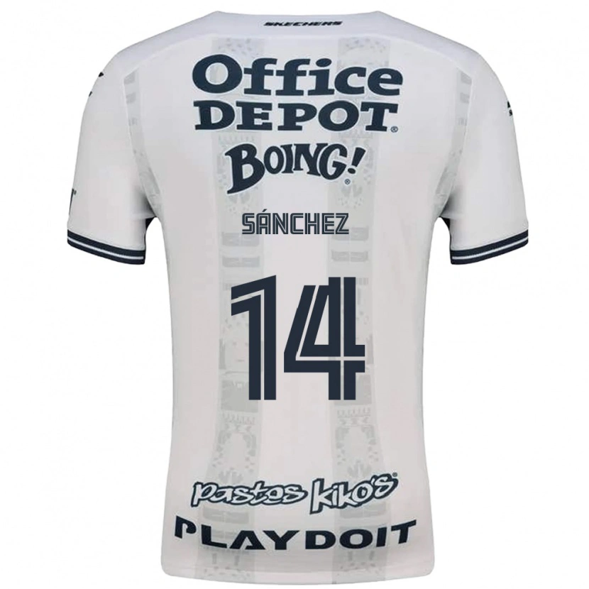 Danxen Kinder Carlos Sánchez #14 Rot Weiß Schwarz Auswärtstrikot Trikot 2026/27 T-Shirt