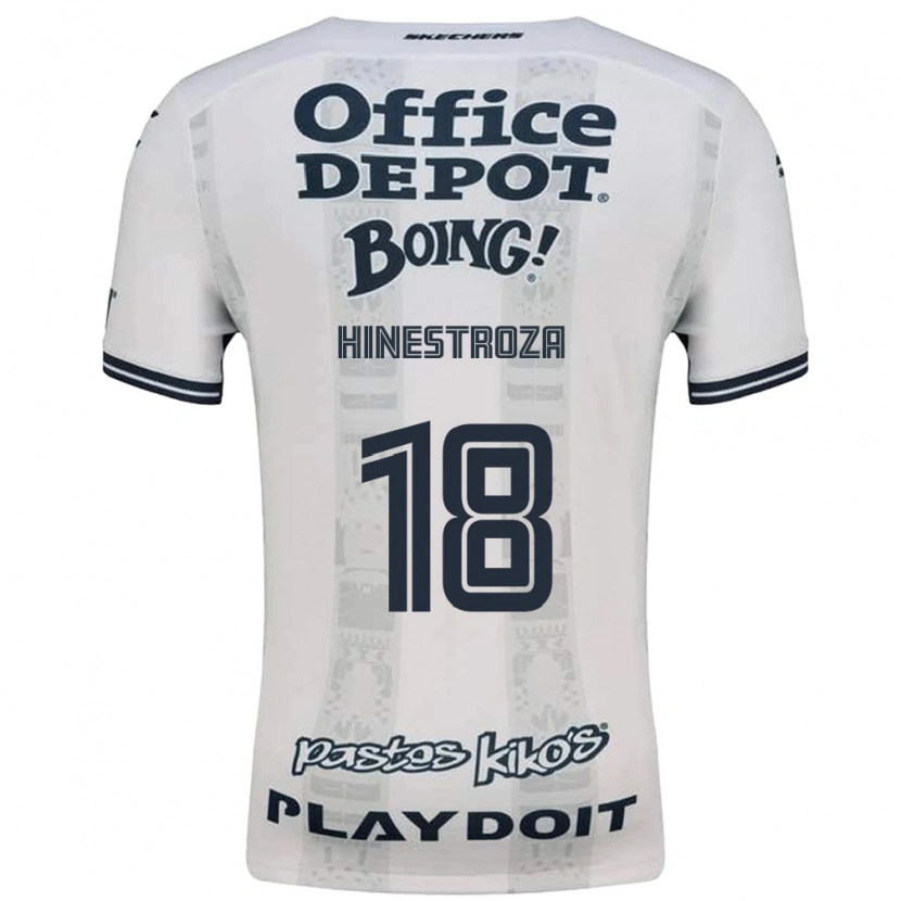 Danxen Kinder Marino Hinestroza #18 Rot Weiß Schwarz Auswärtstrikot Trikot 2026/27 T-Shirt
