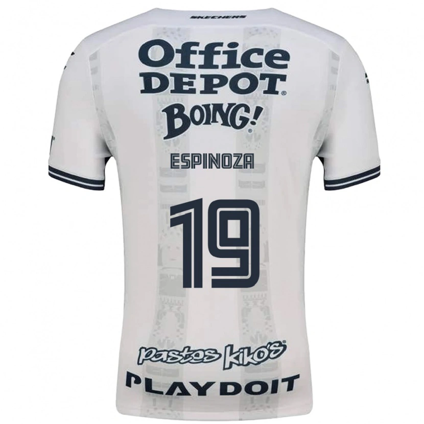 Danxen Kinder Giselle Espinoza #19 Rot Weiß Schwarz Auswärtstrikot Trikot 2026/27 T-Shirt