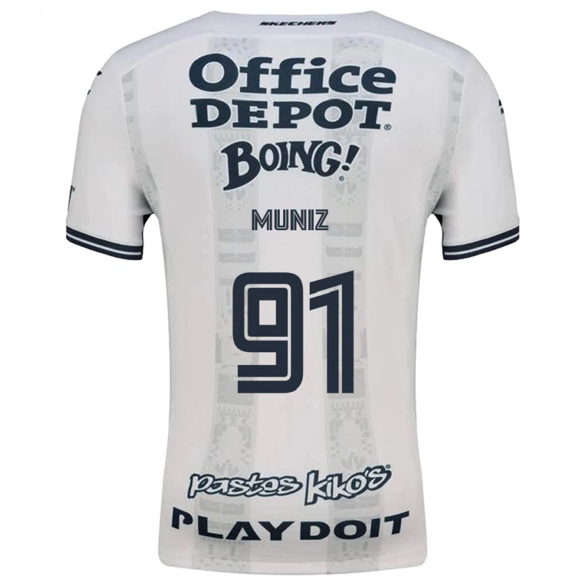 Danxen Kinder Brandon Muñiz #91 Rot Weiß Schwarz Auswärtstrikot Trikot 2026/27 T-Shirt