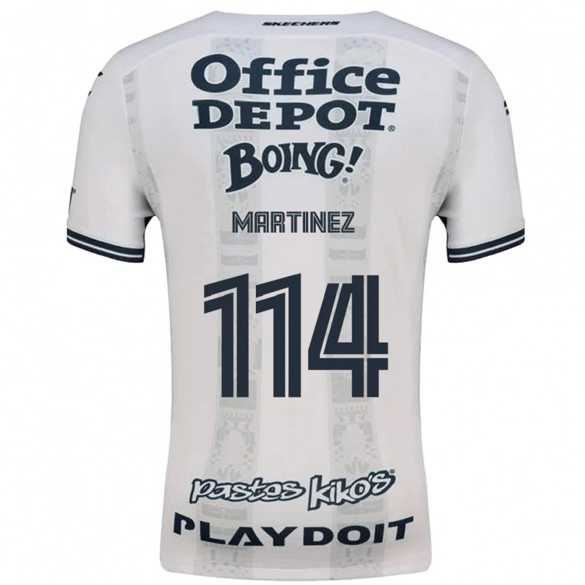 Danxen Kinder Jesús Martínez #114 Rot Weiß Schwarz Auswärtstrikot Trikot 2026/27 T-Shirt
