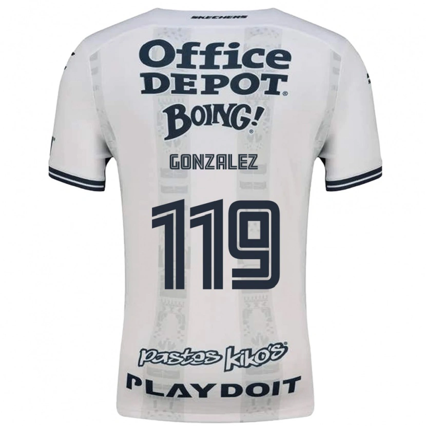 Danxen Kinder Juan González #119 Rot Weiß Schwarz Auswärtstrikot Trikot 2026/27 T-Shirt
