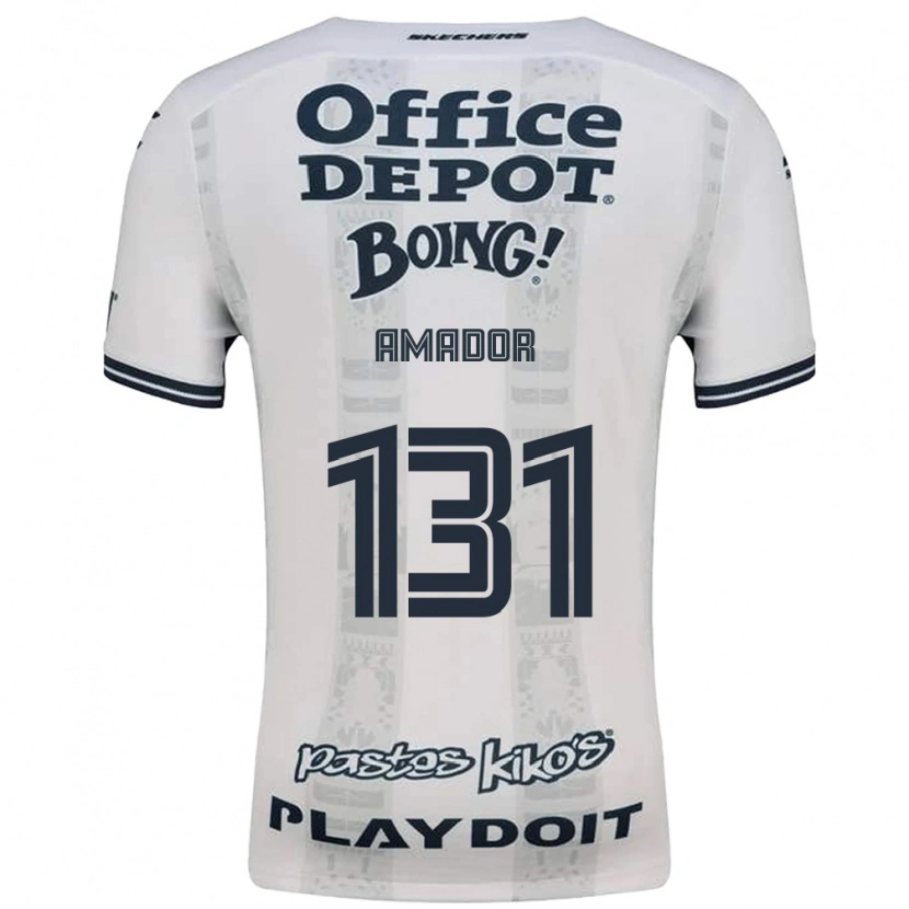 Danxen Kinder Santiago Amador #131 Rot Weiß Schwarz Auswärtstrikot Trikot 2026/27 T-Shirt