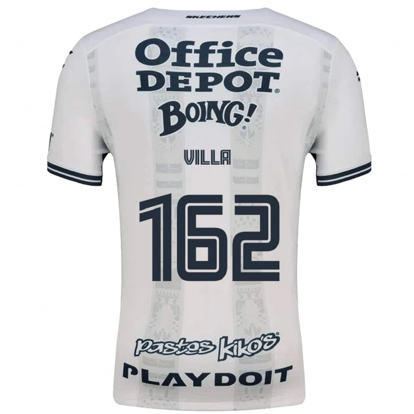 Danxen Kinder Adrián Villa #162 Rot Weiß Schwarz Auswärtstrikot Trikot 2026/27 T-Shirt