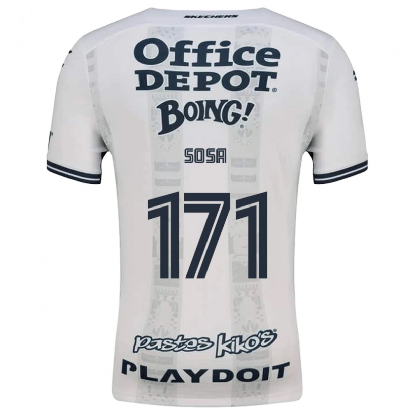 Danxen Kinder Sebastián Sosa #171 Rot Weiß Schwarz Auswärtstrikot Trikot 2026/27 T-Shirt