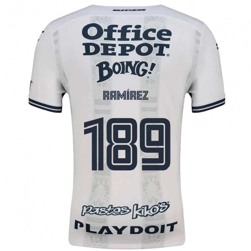 Danxen Kinder Jonatan Ramírez #189 Rot Weiß Schwarz Auswärtstrikot Trikot 2026/27 T-Shirt