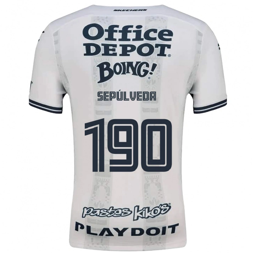 Danxen Kinder Jeremy Sepúlveda #190 Rot Weiß Schwarz Auswärtstrikot Trikot 2026/27 T-Shirt