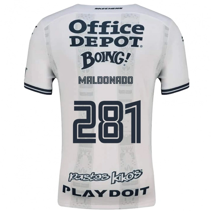 Danxen Kinder Iker Maldonado #281 Rot Weiß Schwarz Auswärtstrikot Trikot 2026/27 T-Shirt