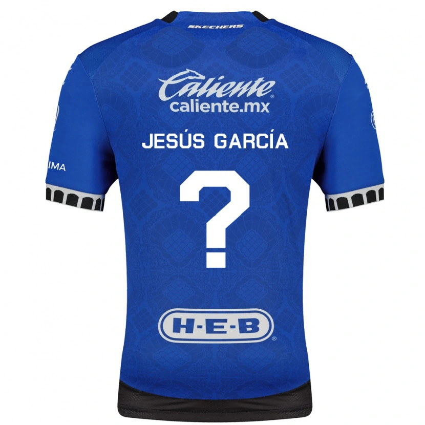 Danxen Kinder Jesús García #0 Königsblau Weiß Schwarz Auswärtstrikot Trikot 2026/27 T-Shirt